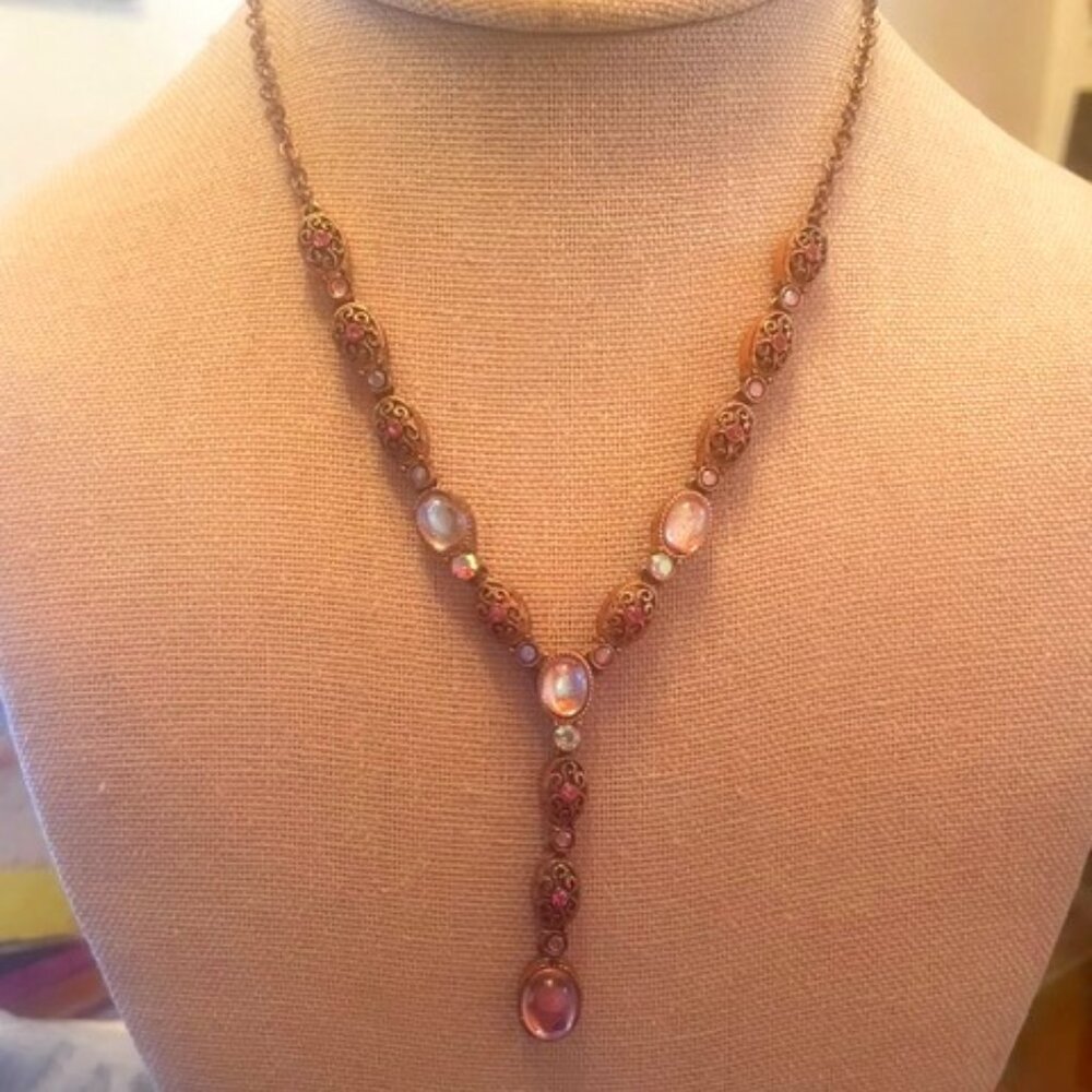 Beautiful Crystal Stones Necklace from 1928